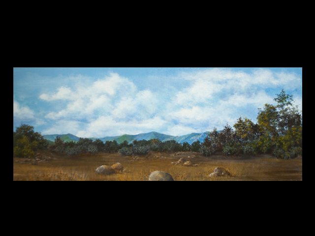 katie fagan graphics paintings-Ojai Valley Meadow II
