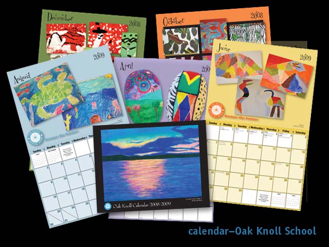 fagan graphics promotions-Oak Knoll calendar